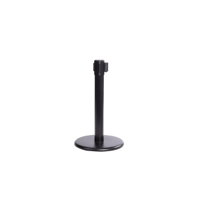 60cm Multi Crowd Control Barrier Post Stanchion Supporting Plastic Banner Retractable Belt Hanging Cord For Car Shows