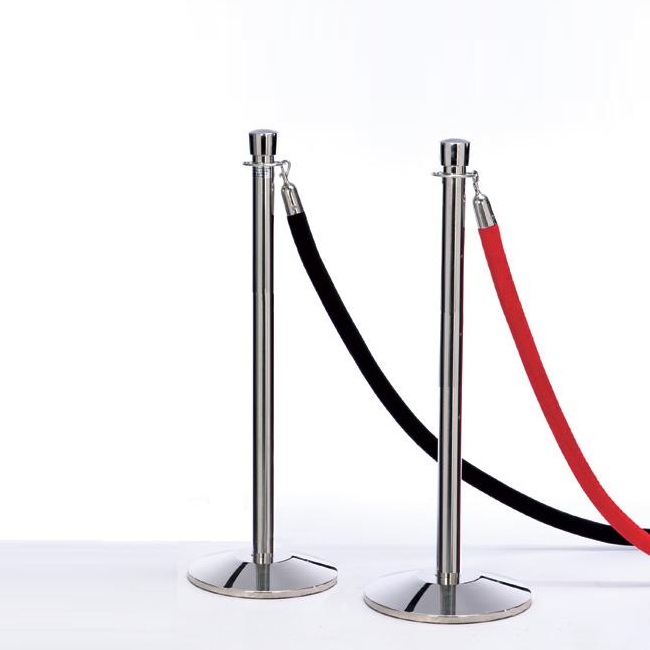 New Product Safety Fence Velvet Crowd Control Barrier Stanchion with Rope
