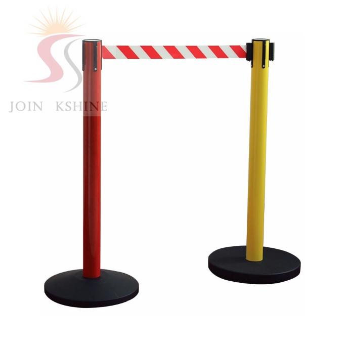 OEM Customized Base and Surface Finish Retractable Barrier Stanchions